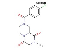 (9aR)-8-(4-chlorobenzoyl)-2-methyltetrahydro-2H-pyrazino[1,2-a]pyrazine-1,4(3H,6H)-dione