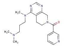 N,N,N'-trimethyl-N'-[7-(pyridin-3-ylcarbonyl)-5,6,7,8-tetrahydropyrido[3,4-d]pyrimidin-4-yl]propane-1,3-diamine