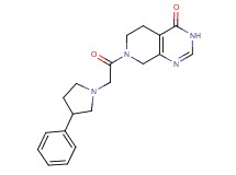 7-[(3-phenylpyrrolidin-1-yl)acetyl]-5,6,7,8-tetrahydropyrido[3,4-d]pyrimidin-4(3H)-one