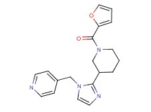 4-({2-[1-(2-furoyl)-3-piperidinyl]-1H-imidazol-1-yl}methyl)pyridine
