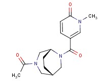 5-{[(1S*,5R*)-3-acetyl-3,6-diazabicyclo[3.2.2]non-6-yl]carbonyl}-1-methylpyridin-2(1H)-one