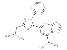 5-(3-isobutyl-1-pyridin-2-yl-1H-1,2,4-triazol-5-yl)-7-isopropyl[1,2,4]triazolo[1,5-a]pyrimidine