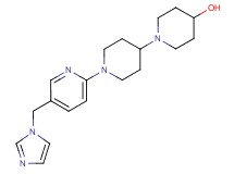 1'-[5-(1H-imidazol-1-ylmethyl)-2-pyridinyl]-1,4'-bipiperidin-4-ol