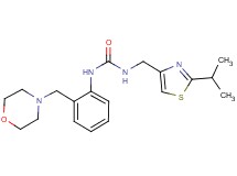 N-[(2-isopropyl-1,3-thiazol-4-yl)methyl]-N'-[2-(morpholin-4-ylmethyl)phenyl]urea