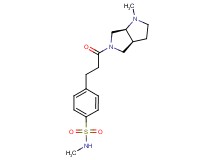 N-methyl-4-{3-[(3aS,6aS)-1-methylhexahydropyrrolo[3,4-b]pyrrol-5(1H)-yl]-3-oxopropyl}benzenesulfonamide