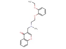 3-{[[2-(2-ethoxyphenoxy)ethyl](methyl)amino]methyl}-4H-chromen-4-one