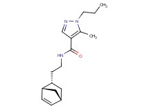 N-{2-[(1S*,2S*,4S*)-bicyclo[2.2.1]hept-5-en-2-yl]ethyl}-5-methyl-1-propyl-1H-pyrazole-4-carboxamide