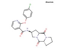 2-(4-chlorophenoxy)-N-[(2S,5aR,10aS)-5,10-dioxooctahydro-1H,5H-dipyrrolo[1,2-a:1',2'-d]pyrazin-2-yl]nicotinamide