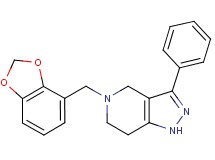 5-(1,3-benzodioxol-4-ylmethyl)-3-phenyl-4,5,6,7-tetrahydro-1H-pyrazolo[4,3-c]pyridine