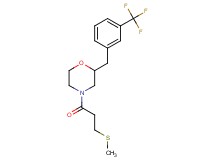 4-[3-(methylthio)propanoyl]-2-[3-(trifluoromethyl)benzyl]morpholine
