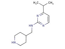 4-isopropyl-N-(4-piperidinylmethyl)-2-pyrimidinamine dihydrochloride