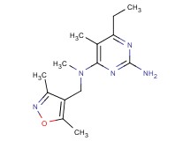 N~4~-[(3,5-dimethylisoxazol-4-yl)methyl]-6-ethyl-N~4~,5-dimethylpyrimidine-2,4-diamine