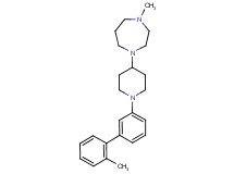 1-methyl-4-[1-(2'-methylbiphenyl-3-yl)piperidin-4-yl]-1,4-diazepane