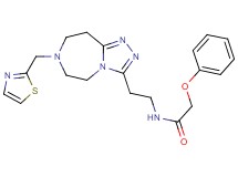 2-phenoxy-N-{2-[7-(1,3-thiazol-2-ylmethyl)-6,7,8,9-tetrahydro-5H-[1,2,4]triazolo[4,3-d][1,4]diazepin-3-yl]ethyl}acetamide