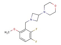 4-[1-(2,3-difluoro-6-methoxybenzyl)azetidin-3-yl]morpholine