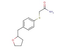 2-{[4-(tetrahydrofuran-2-ylmethyl)phenyl]thio}acetamide