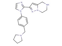 2-{1-[4-(1-pyrrolidinylmethyl)phenyl]-1H-imidazol-2-yl}-4,5,6,7-tetrahydropyrazolo[1,5-a]pyrazine dihydrochloride