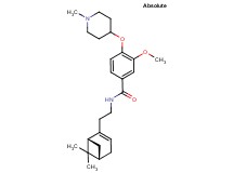 N-{2-[(1R,5S)-6,6-dimethylbicyclo[3.1.1]hept-2-en-2-yl]ethyl}-3-methoxy-4-[(1-methyl-4-piperidinyl)oxy]benzamide
