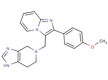 5-{[2-(4-methoxyphenyl)imidazo[1,2-a]pyridin-3-yl]methyl}-4,5,6,7-tetrahydro-1H-imidazo[4,5-c]pyridine