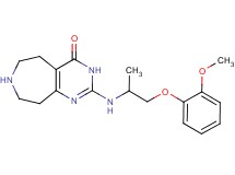 2-{[2-(2-methoxyphenoxy)-1-methylethyl]amino}-3,5,6,7,8,9-hexahydro-4H-pyrimido[4,5-d]azepin-4-one
