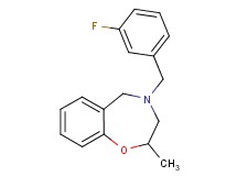 4-(3-fluorobenzyl)-2-methyl-2,3,4,5-tetrahydro-1,4-benzoxazepine