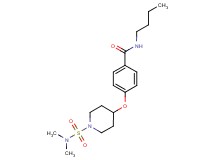 N-butyl-4-({1-[(dimethylamino)sulfonyl]piperidin-4-yl}oxy)benzamide
