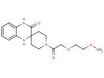 1-[(2-methoxyethoxy)acetyl]-1',4'-dihydro-3'H-spiro[piperidine-4,2'-quinoxalin]-3'-one