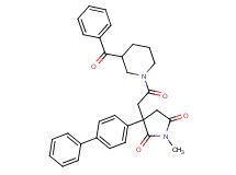 3-[2-(3-benzoyl-1-piperidinyl)-2-oxoethyl]-3-(4-biphenylyl)-1-methyl-2,5-pyrrolidinedione