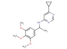 6-cyclopropyl-N-[1-(3,4,5-trimethoxyphenyl)ethyl]pyrimidin-4-amine