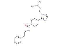 4-{1-[2-(dimethylamino)ethyl]-1H-imidazol-2-yl}-N-(2-phenylethyl)-1-piperidinecarboxamide