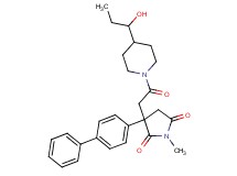 3-(4-biphenylyl)-3-{2-[4-(1-hydroxypropyl)-1-piperidinyl]-2-oxoethyl}-1-methyl-2,5-pyrrolidinedione