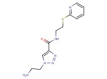 1-(2-aminoethyl)-N-[2-(pyridin-2-ylthio)ethyl]-1H-1,2,3-triazole-4-carboxamide