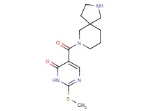 5-(2,7-diazaspiro[4.5]dec-7-ylcarbonyl)-2-(methylthio)pyrimidin-4(3H)-one