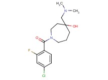 1-(4-chloro-2-fluorobenzoyl)-4-[(dimethylamino)methyl]-4-azepanol