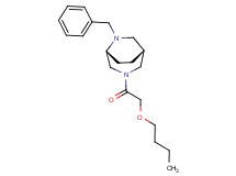 (1R*,5R*)-6-benzyl-3-(butoxyacetyl)-3,6-diazabicyclo[3.2.2]nonane