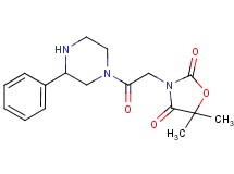 5,5-dimethyl-3-[2-oxo-2-(3-phenyl-1-piperazinyl)ethyl]-1,3-oxazolidine-2,4-dione hydrochloride