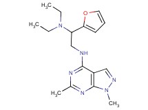 N~2~-(1,6-dimethyl-1H-pyrazolo[3,4-d]pyrimidin-4-yl)-N~1~,N~1~-diethyl-1-(2-furyl)-1,2-ethanediamine