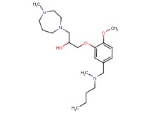 1-(5-{[butyl(methyl)amino]methyl}-2-methoxyphenoxy)-3-(4-methyl-1,4-diazepan-1-yl)-2-propanol