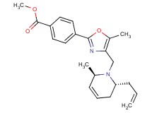 methyl 4-(4-{[(2R*,6R*)-2-allyl-6-methyl-3,6-dihydro-1(2H)-pyridinyl]methyl}-5-methyl-1,3-oxazol-2-yl)benzoate