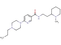 N-[2-(1-methyl-2-piperidinyl)ethyl]-6-(4-propyl-1-piperazinyl)nicotinamide