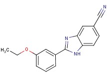2-(3-ethoxyphenyl)-1H-benzimidazole-5-carbonitrile