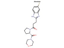 5-fluoro-2-{3-[(2S)-2-(morpholin-4-ylcarbonyl)pyrrolidin-1-yl]-3-oxopropyl}-1H-benzimidazole