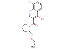 3-{[2-(ethoxymethyl)-1-pyrrolidinyl]carbonyl}-8-fluoro-4-quinolinol