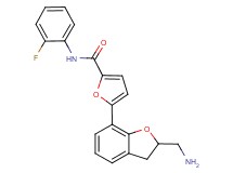 5-[2-(aminomethyl)-2,3-dihydro-1-benzofuran-7-yl]-N-(2-fluorophenyl)-2-furamide
