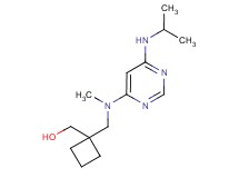 (1-{[[6-(isopropylamino)pyrimidin-4-yl](methyl)amino]methyl}cyclobutyl)methanol