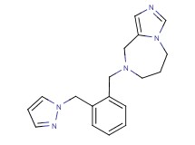 8-[2-(1H-pyrazol-1-ylmethyl)benzyl]-6,7,8,9-tetrahydro-5H-imidazo[1,5-a][1,4]diazepine