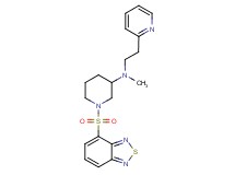 1-(2,1,3-benzothiadiazol-4-ylsulfonyl)-N-methyl-N-[2-(2-pyridinyl)ethyl]-3-piperidinamine