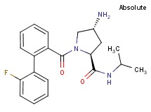 (2S,4R)-4-amino-1-[(2'-fluorobiphenyl-2-yl)carbonyl]-N-isopropylpyrrolidine-2-carboxamide