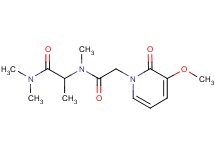 N~2~-[(3-methoxy-2-oxopyridin-1(2H)-yl)acetyl]-N~1~,N~1~,N~2~-trimethylalaninamide