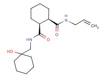 (1R*,2S*)-N-allyl-N'-[(1-hydroxycyclohexyl)methyl]cyclohexane-1,2-dicarboxamide
